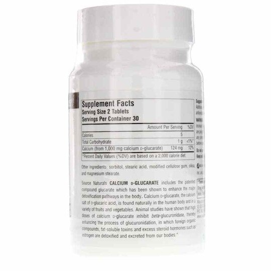Calcium D-Glucarate 500 Mg, SNN